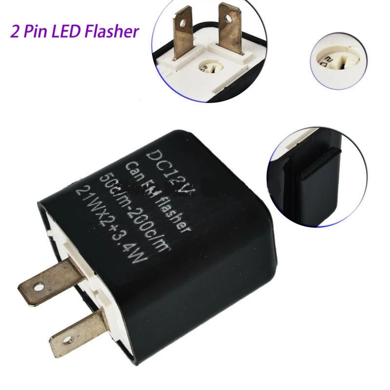 Flasher Flaser Sein Sen LED Lampu Strobo Kedip Hazard Motor Adjustable - Slide 1