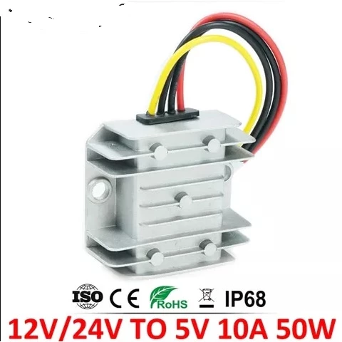 Module Step Down Buck Converter Buck power supply 12V 24V to 5V 10A 50W DC DC - Slide 1