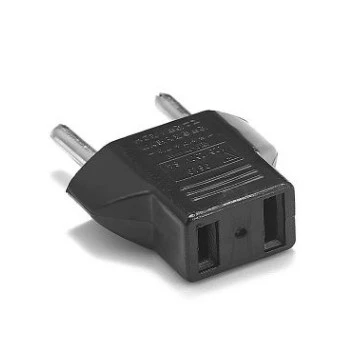 Steker Adaptor Gepeng ke Bulat SAMBUNGAN COLOKAN Indonesia Plug - Slide 1
