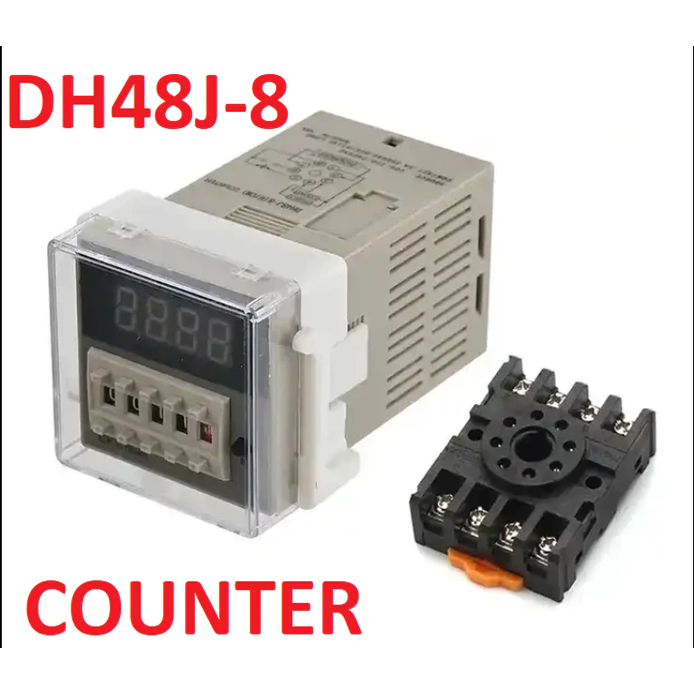 DH48J digital counter relay signal input DH48J-8 220V - Slide 1