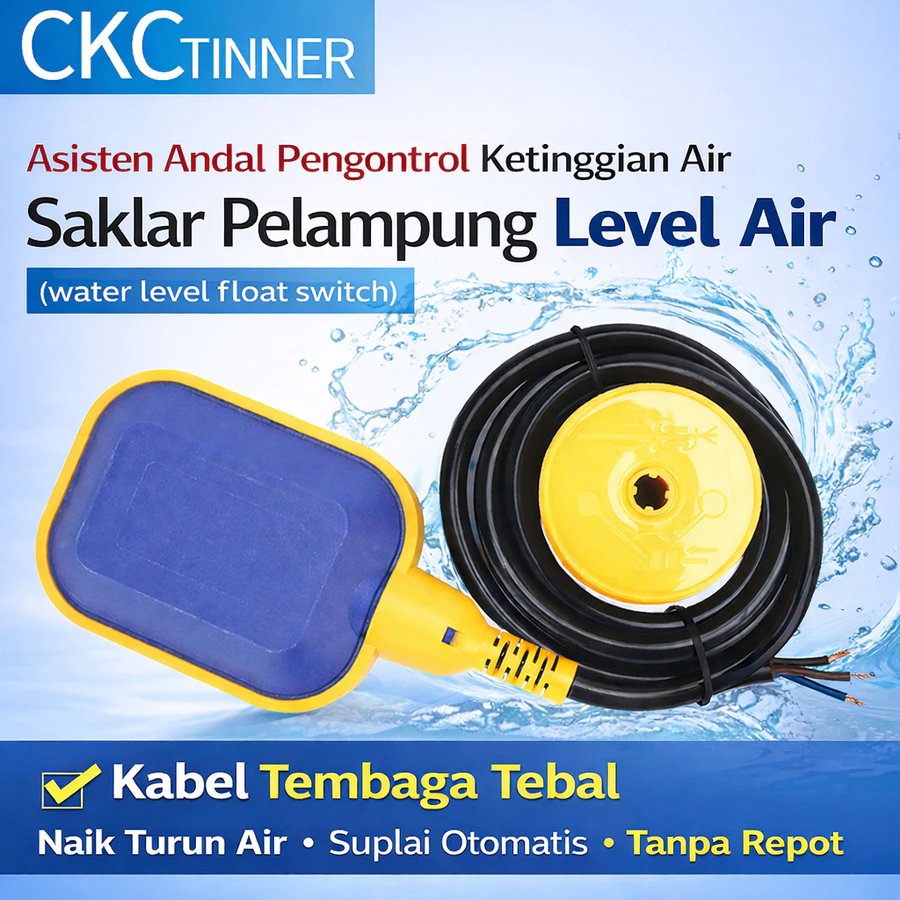 Float Switch Kabel 2 Meter Pelampung Sensor Pompa Celup Floating switch Otomatis PELAMPUNG AIR RADAR TOREN TANDON AIR - Slide 1