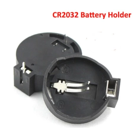 Tempat Baterai Socket Soket CR2032 Battery Holder CR-2032 Koin CR2025 - Slide 1