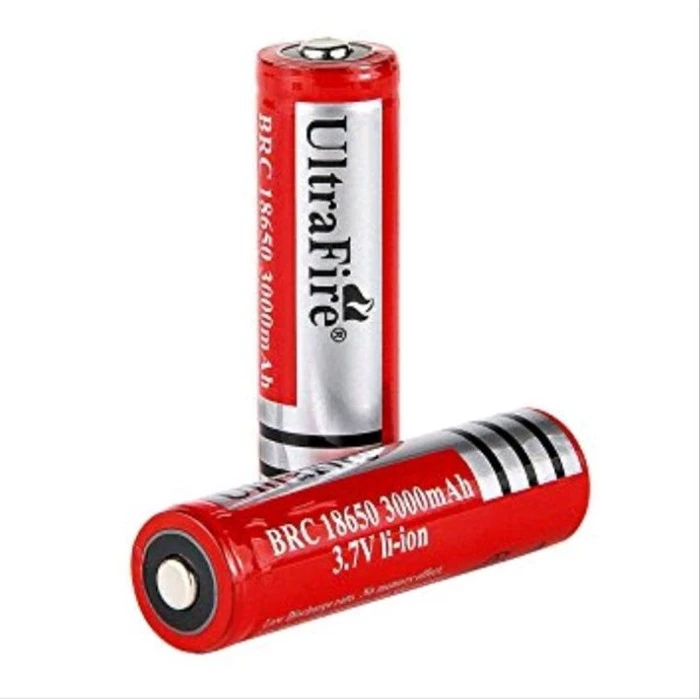 Baterai Lithium 18650 Recharge Cas UltraFire Senter Power Bank 3.7V - Slide 1