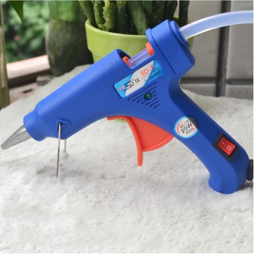 Alat Lem Tembak Glue Gun ON OFF 220V 20W Langsung Pakai - Slide 1